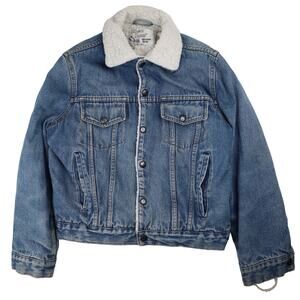 Vintage Silver Spur Sherpa Denim Jacket